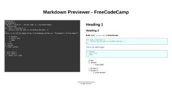 Markdown Previewer By Farahmand Moslemi